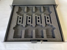 2HE Schaumstoffinlay Passen Für Shure  PSM 700 8er Set Taschensender Neu # 19