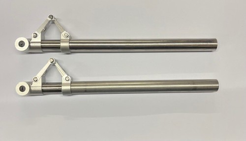 JP Sprung Oleo Legs for 22-33cc RC Plane Retracts. 13mm Diameter.