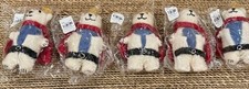 NWT ONE Pottery Barn ST JUDE FELT Polar Bear SUPERHERO CHRISTMAS ORNAMENT