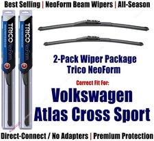 2-Pk NeoForm Wipers fits 2020+ Volkswagen Atlas Cross Sport - 162613/2113