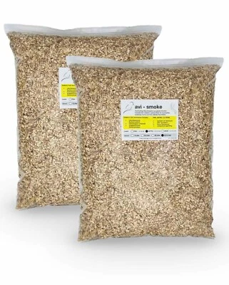 45 Liter (2 x 22.5 L) Räucherspäne MITTEL Räuchermehl Buche Räuchern avi-smoke