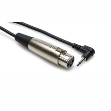 Hosa XVM-305F Technology Mono Mini Male to 3-Pin XLR Female Cable 5'