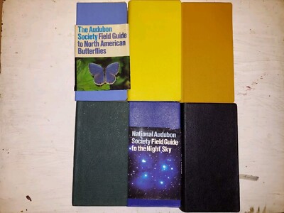 6 Audubon Society Field Guides Insects Mammals B flies Flowers Night sky Birds