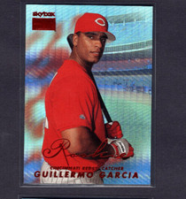 1999 SKYBOX PREMIUM STAR RUBIES PARALLEL #245 GUILLERMO GARCIA REDS ROOKIE #/50