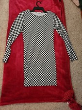Fashion Nova Checkered Bodycon Dress