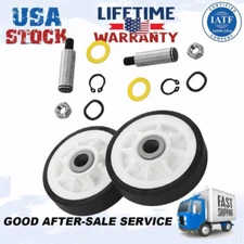 303373K 2 PACK For Maytag Dryer Roller Wheel Drum Support Kit 12001541 312948 US