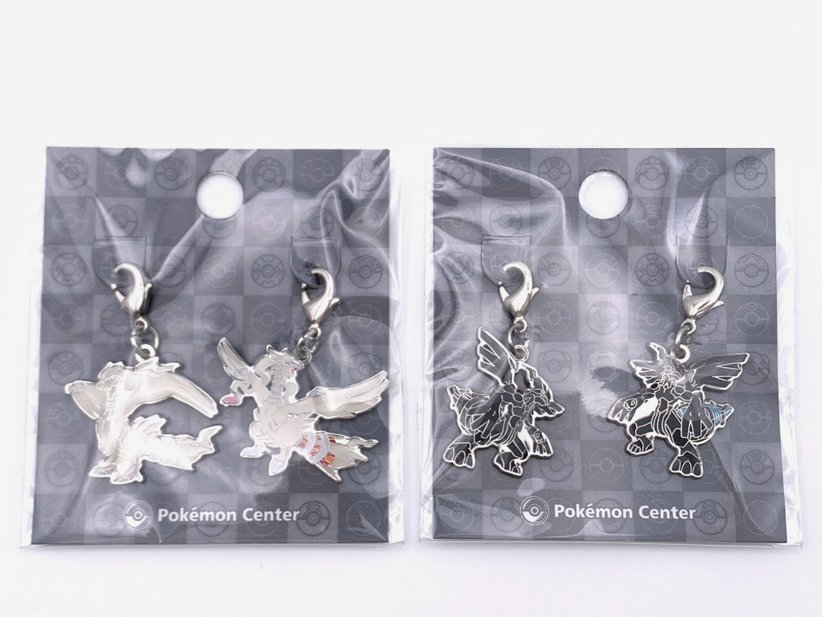 Reshiram Zekrom 643 644 Pokemon Center Metal Charm Set 2023
