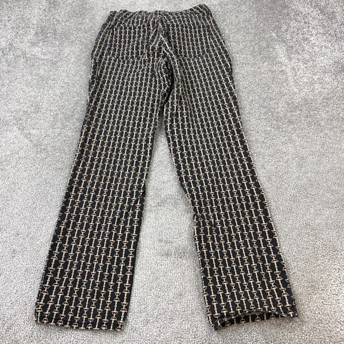 Charter Club Lexington Straight Jeans Women's Size 6 Tan/Black Mid Rise 5-Pocket - Picture 4 of 10