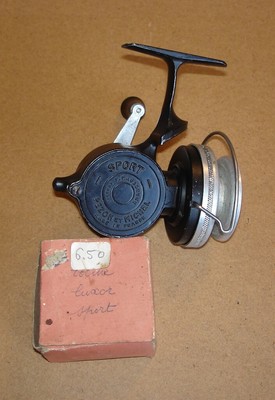 RARE ANCIEN MOULINET Luxor Pezon & Michel Premier Modèle + 1 Bobine . EUR 20,00 - FR