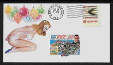 1965 James Bond 007 Road Race Ad Featured on Collector's Envelope A170