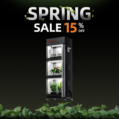 Spider Farmer Plant Stand With Grow Lights and Tent for Indoor Plants