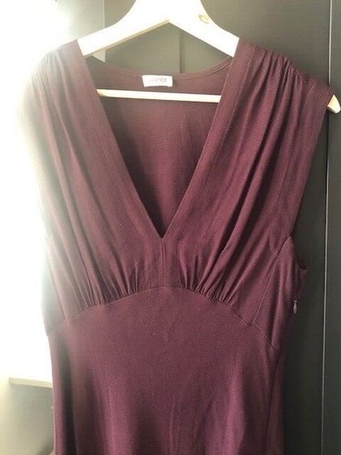 L'Agence 100% Pour Amour Dark Purple Sheath Dress, Size Small - Picture 6 of 11