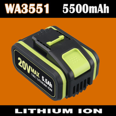 20V max For WORX WA3551 20V 5.5Ah Max Lithium Battery Power Tools WA3553