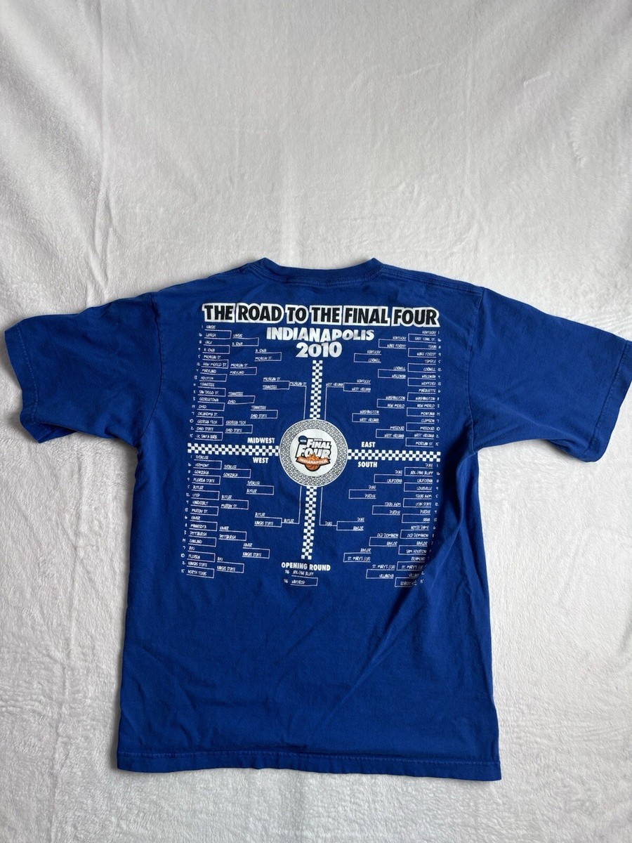 Adidas Duke 2010 Final Four Blue Short Sleeve Shirt NCAAB Men