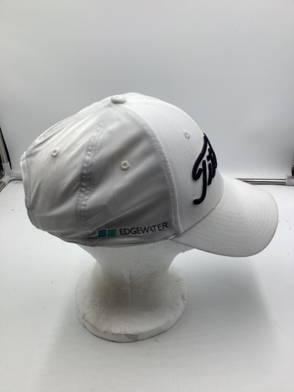 Titleist White Adjustable Polyester Blend Golf Ca… - image 4