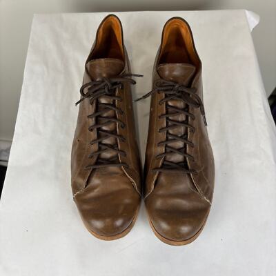SAK Ryusaku Hiruma Leather Derby One Piece Dress Shoes Men display picture 2