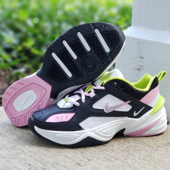 Nike Womens M2k Tekno White Black Pink Running Shoes Sz 8.5 for sale online | eBay