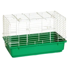Pet Lodge Plastic Bottom Rabbit Home -  24.5 in. L x 14 in. W x  16.5 in. H