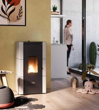 Cadel Crystal Red Pellet Stove 7 KW Warmer 168 M3 for sale online | eBay