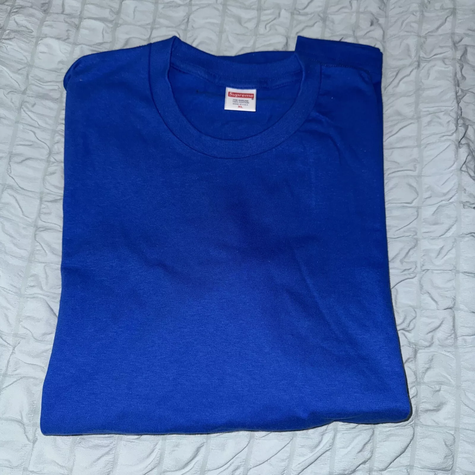 T shirt homme Supreme neuf sans étiquette, XL, bleu