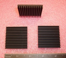 QTY 6 THERMALLOY 45.5x44.5mm BGA, LGA, CPU BLACK ANODIZED HEATSINKS 615-46AB