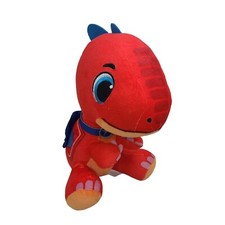 Dino Ranch Red Dinosaur Velociraptor BLITZ Plush Stuffed Animal 10 Inches