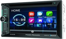 Power Acoustik PD-623B 6.2" Touchscreen Bluetooth Display Double Din Car Stereo
