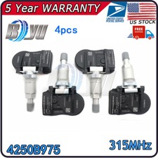 (4) TPMS 4250B975 for Mitsubishi Outlander Lancer i-MiEV TIRE PRESSURE SENSOR