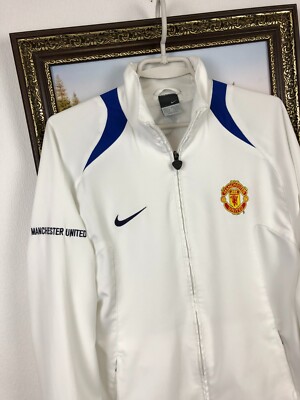 Vintage Nike Manchester United Football Jacket Soccer Track