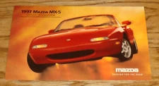 Original 1997 Mazda MX-5 Miata Roadster Large Oversized Postcard 97