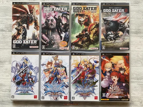 SONY PSP God Eater & God Eater Burst & Blazblue & Fate Unlimited Code from Japan