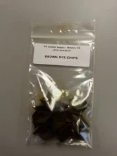 BROWN DYE CHIPS (20 PCS PER PACK) CANDLE MAKING SUPPLIES