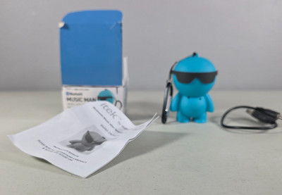 Bluetooth Music Man Speaker Figure Blue Mini Portable Wireless Speaker