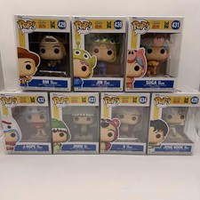TOY STORY X BTS FUNKO POP COMPLETE SET OF 7 WITH PROTECTORS - FREE SHIPPING