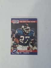 1990 Pro Set #692 Rodney Hampton RC Rookie Card New York Giants . rookie card picture