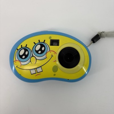 SpongeBob SquarePants Digital Camera Yellow Y2K Style Nickelodeon 2011 Read Ds