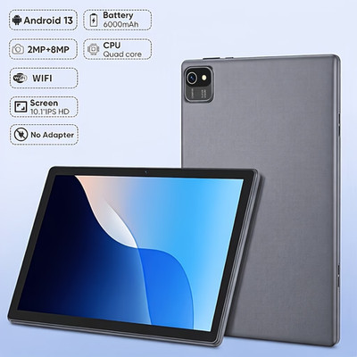 10,1 Zoll Android 13 Tablet WLAN 6GB RAM 32GB ROM Dual Kamera 6000mAh Pad
