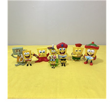 Nickelodeon SpongeBob SquarePants  Squidward Action Figures Plastic Lot