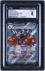 2024 Pokemon Black Star Promo Paldean Fates Tin Charizard Ex 74 CGC 8 NM-MINT