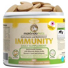 Immune Support Dog Supplement - Allergy and Itch Relief with Vitamins B Compl...