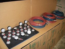 LG LOT HOT BONDER SNIFFER PORT & VACUUM HOSE WITH GAUGE KIT HEATCON AIRCRAFT
