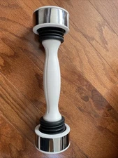 Hand Shake Weight 2.LB White Dumbbell Home Fitness Exercise Pre-owned