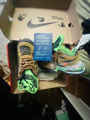 *NEW* OFF-WHITE NIKE AIR TERRA FORMA DQ1615-700 SIZE MENS 9/WOMANS 10.5