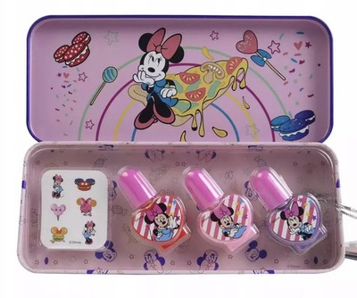 4038033803813 Zestaw lakierów met. etui Minnie Mouse Markwins