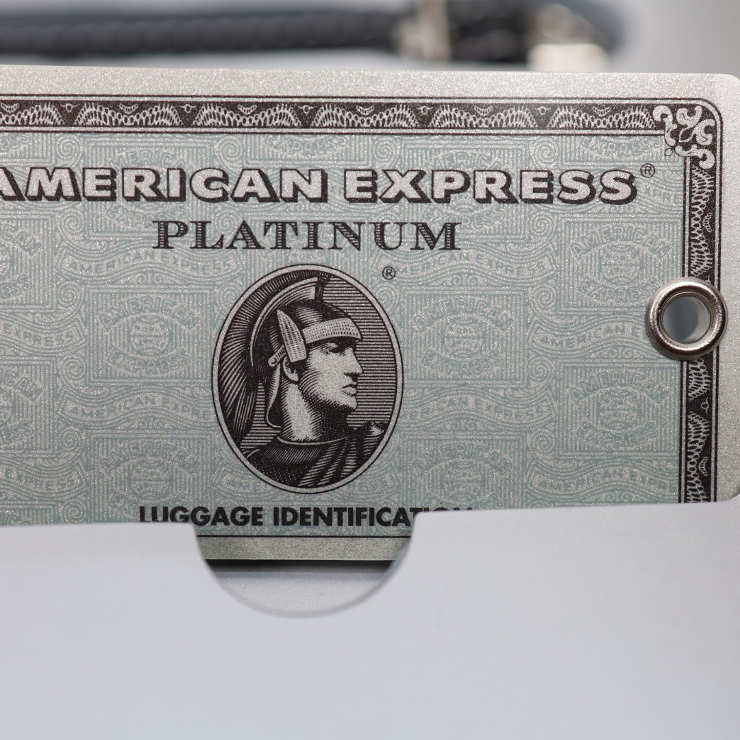 American ExpressPlatinum Card ネームタグ New American Express Platinum card holders limited Luggage