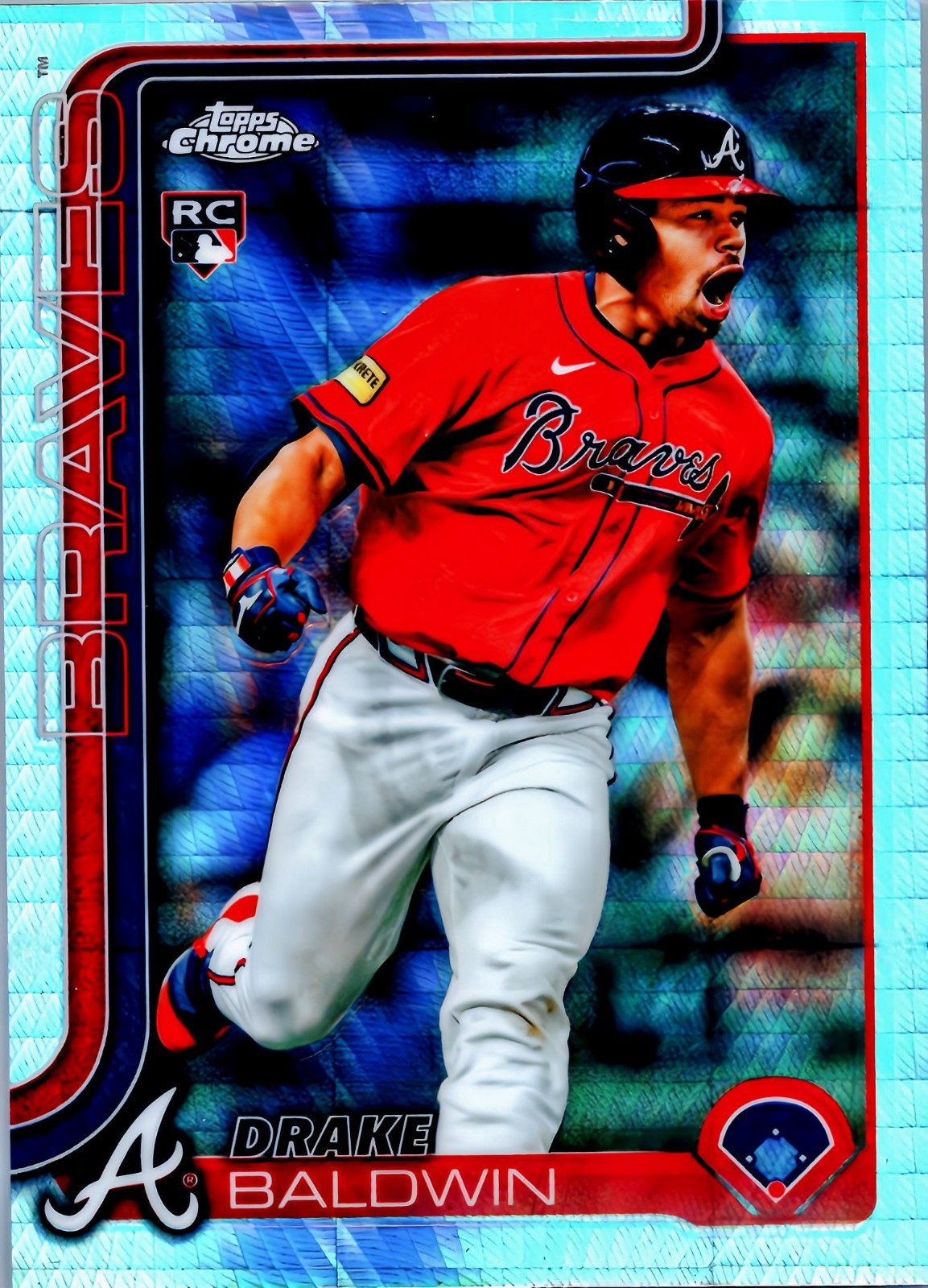2025 Topps Chrome Update Prism Refractor #USC96 Drake Baldwin RC