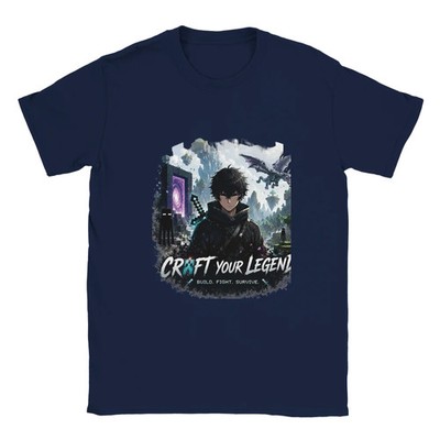 Gaming T-Shirt Anime Style für Zocker Gamer Pixel Art Retro Geschenk Herren