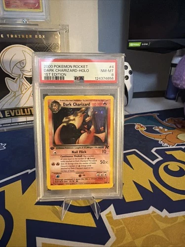 Dark Charizard 1st Edition Holo PSA 8