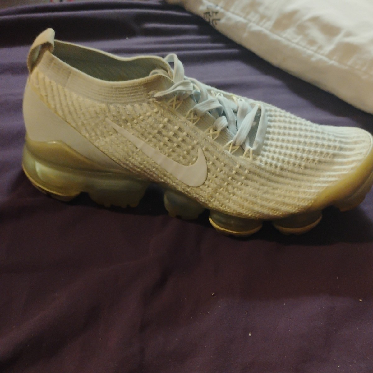 Nike Air VaporMax 2021 Flyknit Mens Shoes‎ Size 11.5 White AJ6910 100 Air VaporMax 2021 Flyknit  main image 3