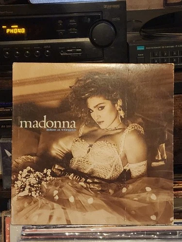Madonna Like A Virgin Vinyl Record LP Vg / VG+ 1984 Sire